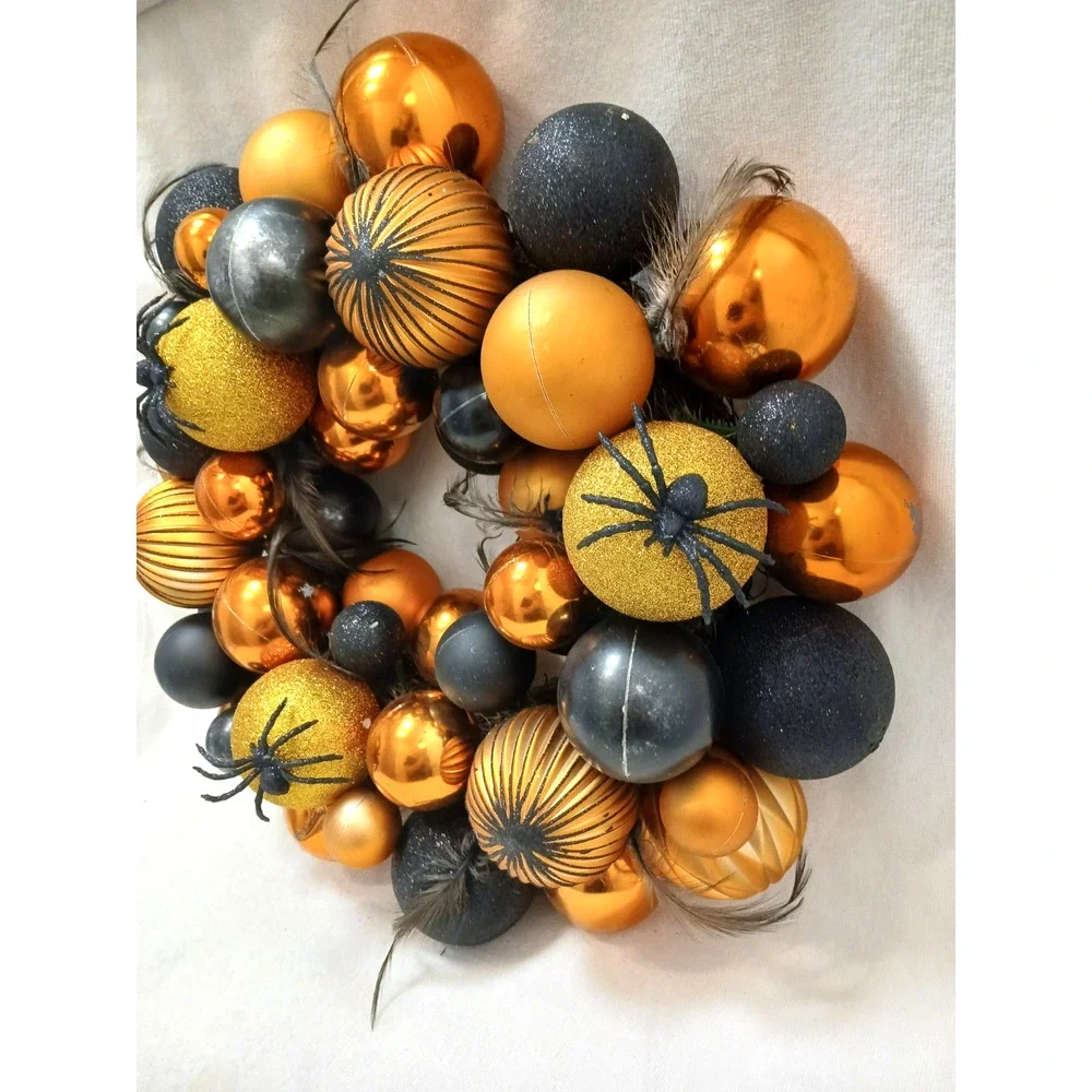 Fancy Halloween Spiders‎ Ornament Wreath Large 18